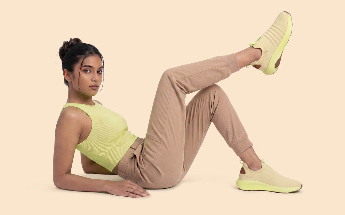 Begin Walk Breeze for Women : Custard Lime