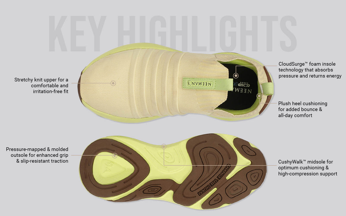 Begin Walk Breeze for Women : Custard Lime