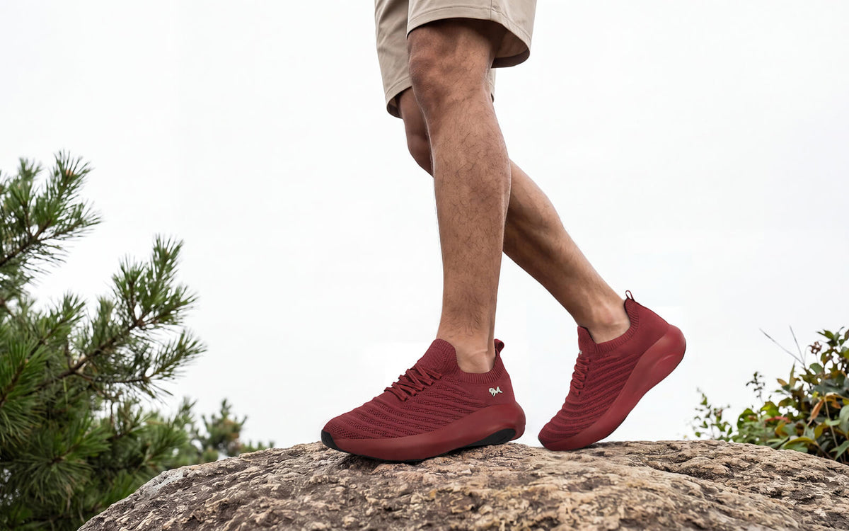 Begin Walk Glide For Men : Maroon