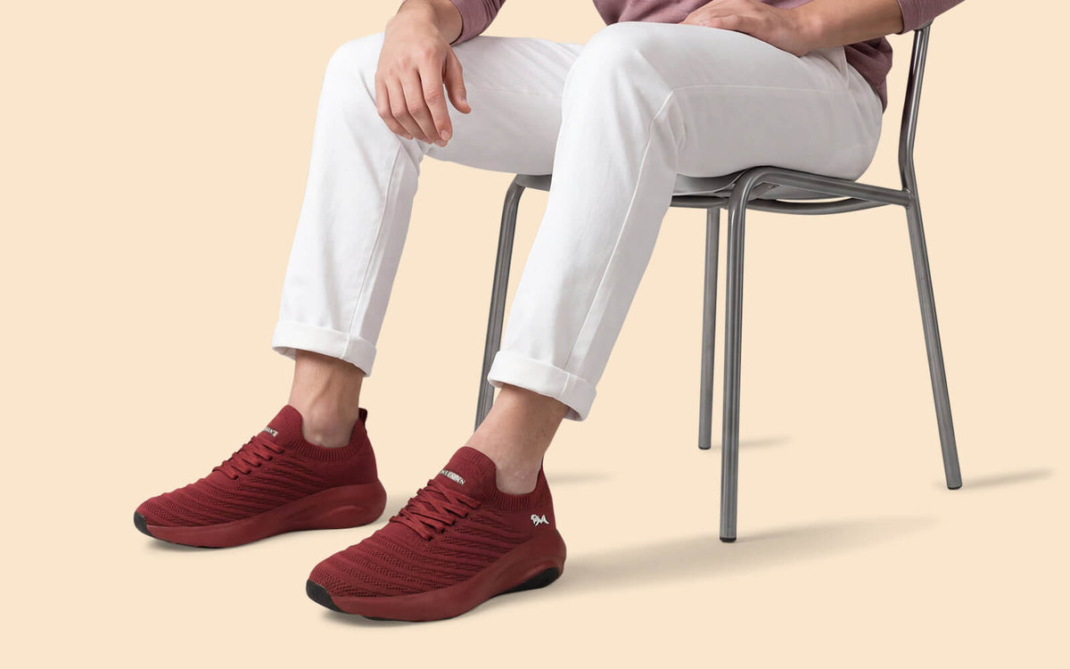 Begin Walk Glide For Men : Maroon