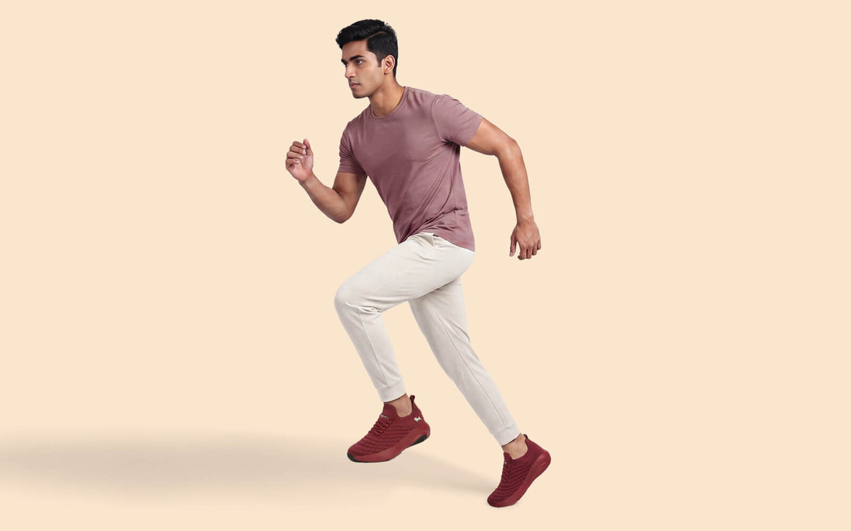 Begin Walk Glide For Men : Maroon