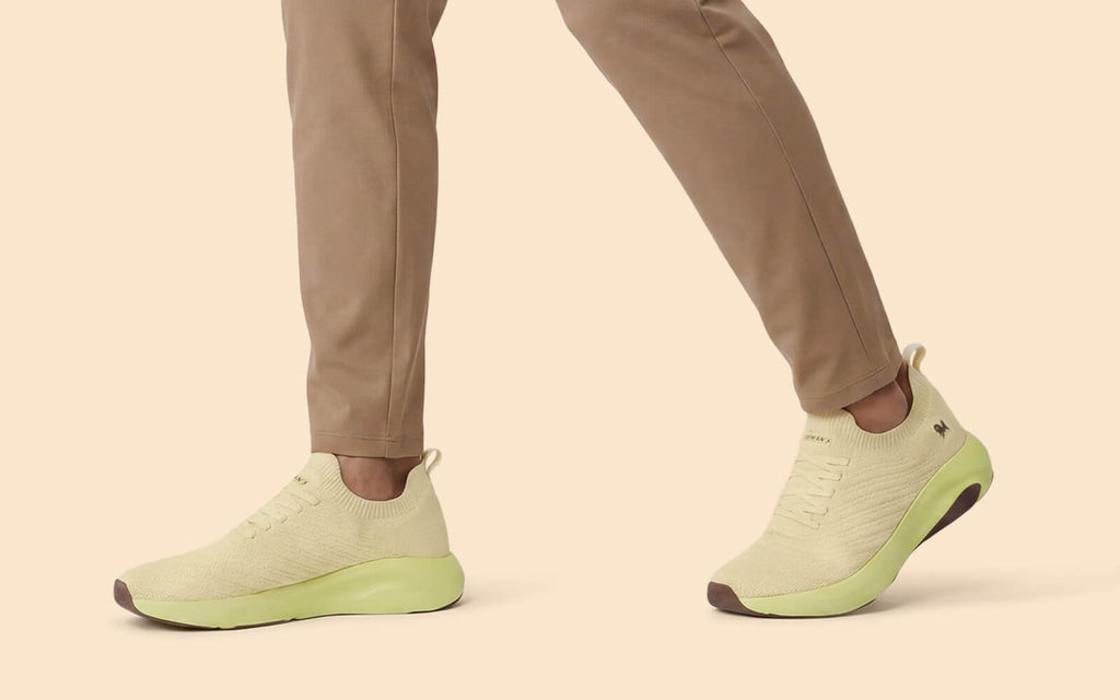 Begin Walk Glide For Men : Custard  Lime