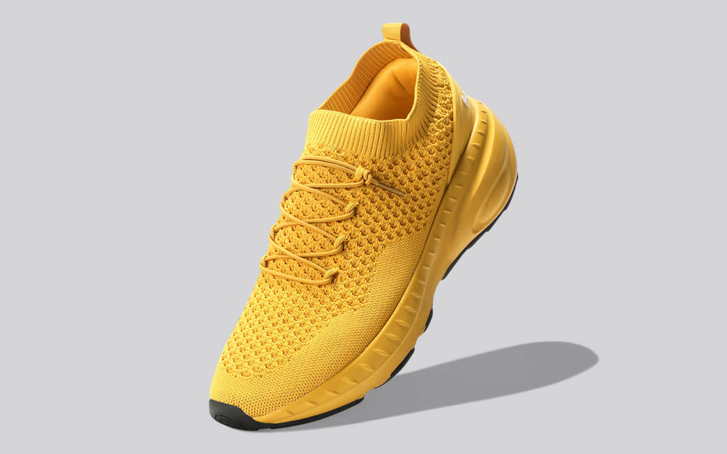 Begin Walk Soothe Lace Ups for Women : Yellow