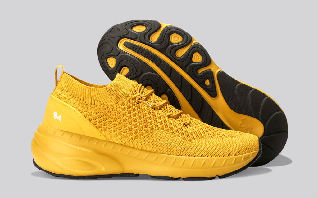 Begin Walk Soothe Lace Ups for Women : Yellow