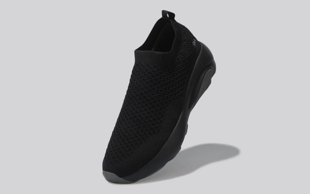 Begin Walk Soothe Slip Ons for Men : Black