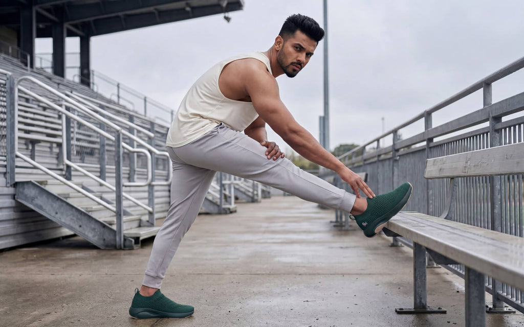Begin Walk Soothe Slip Ons for Men : Green