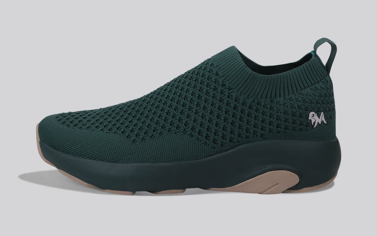 Begin Walk Soothe Slip Ons for Men : Green