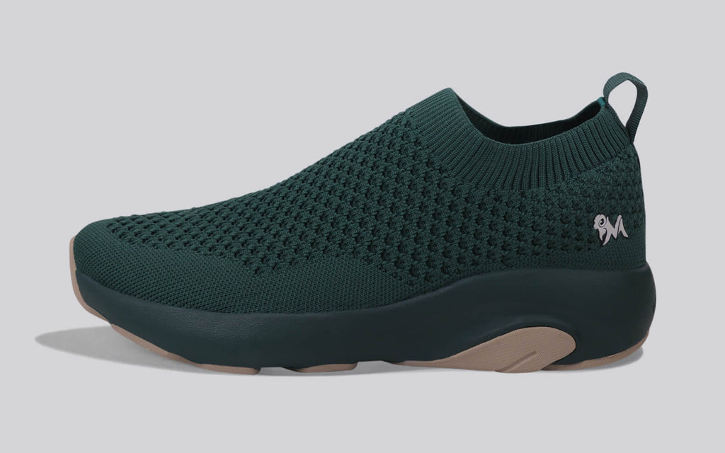 Begin Walk Soothe Slip Ons for Women : Green