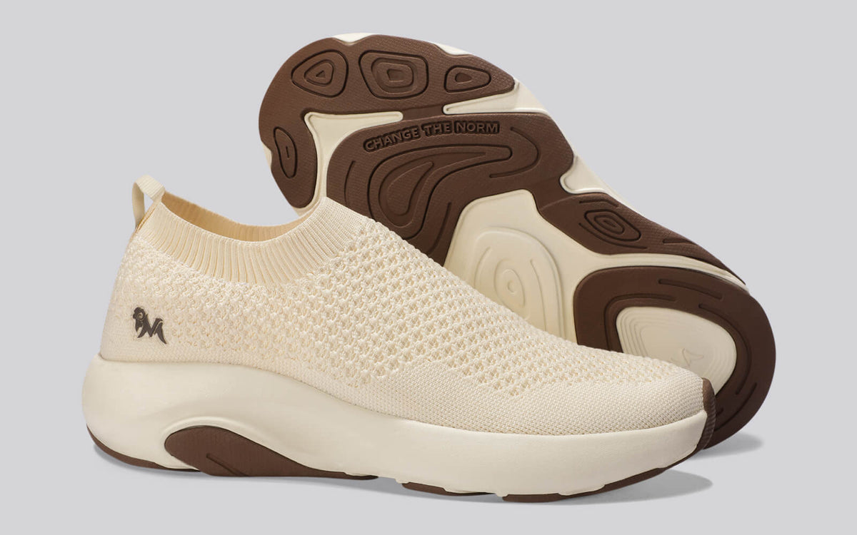 Begin Walk Soothe Slip Ons for Women : Ivory