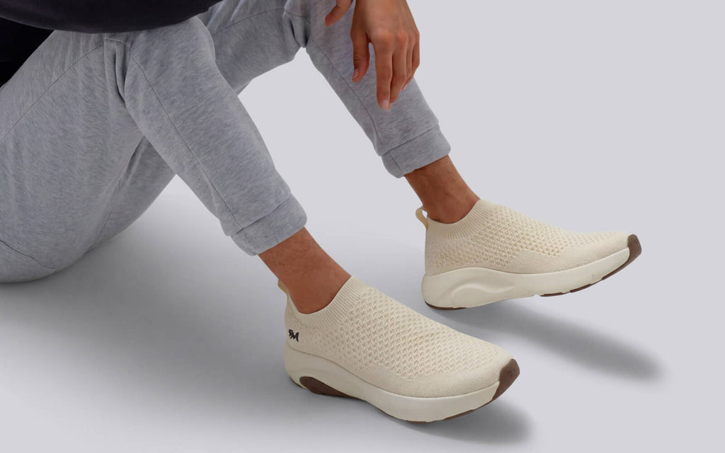 Begin Walk Soothe Slip Ons for Men : Ivory