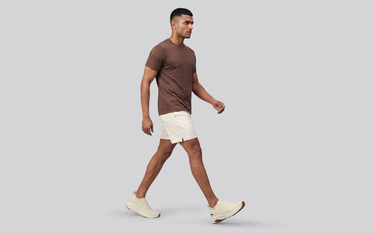 Begin Walk Soothe Slip Ons for Men : Ivory