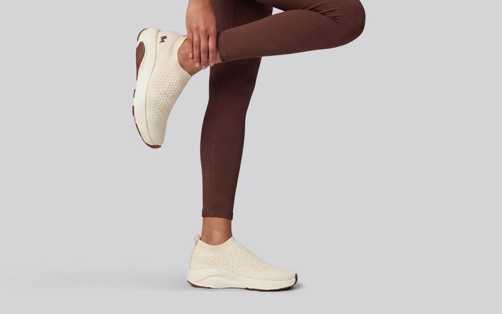 Begin Walk Soothe Slip Ons for Women : Ivory