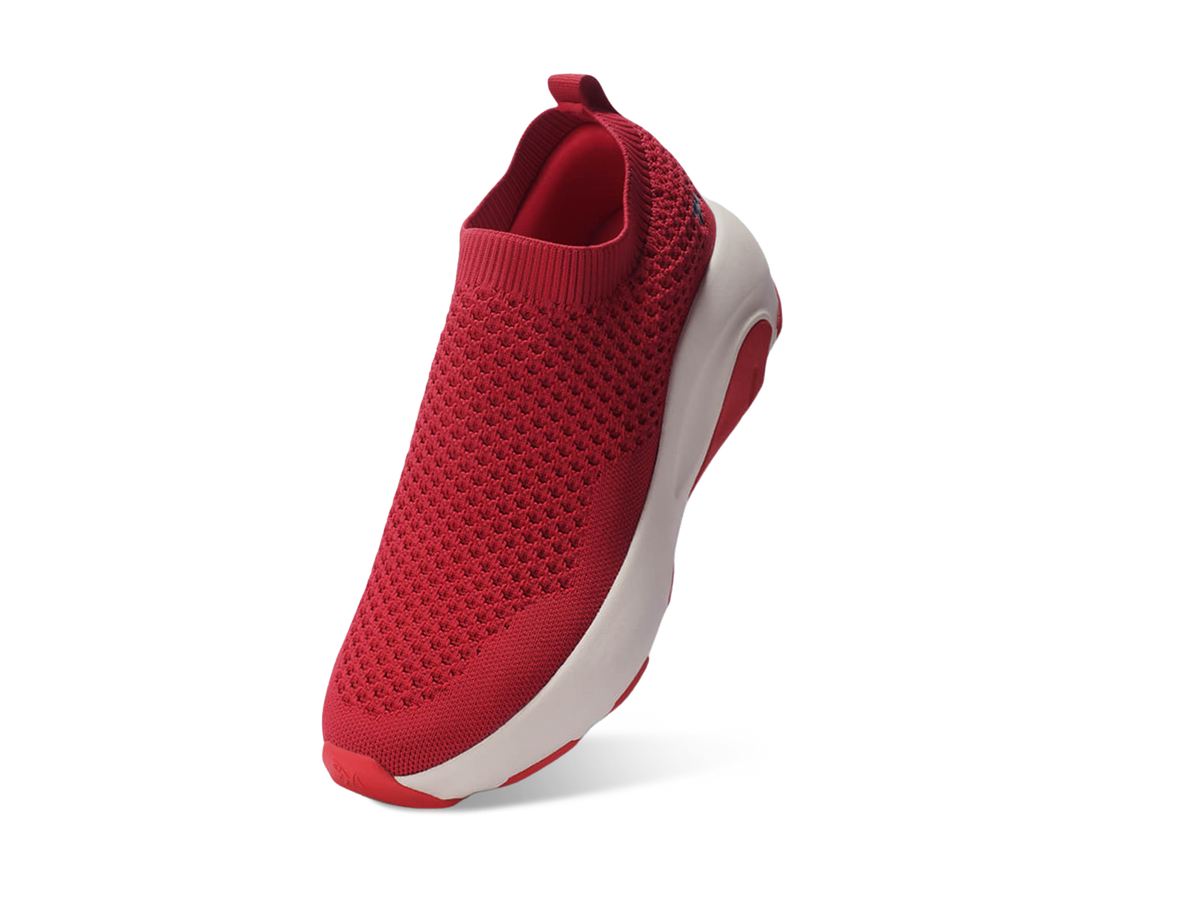 Begin Walk Soothe Slip Ons for Men : Red