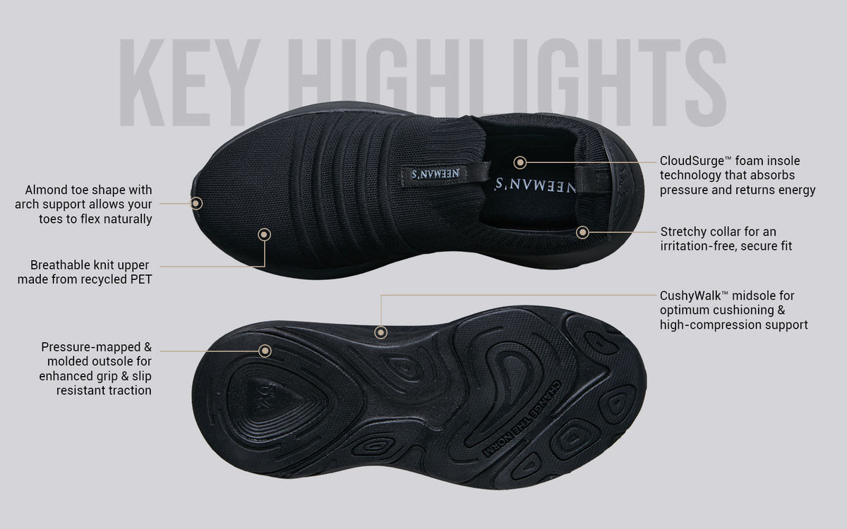 Begin Walk Breeze For Men : All Black