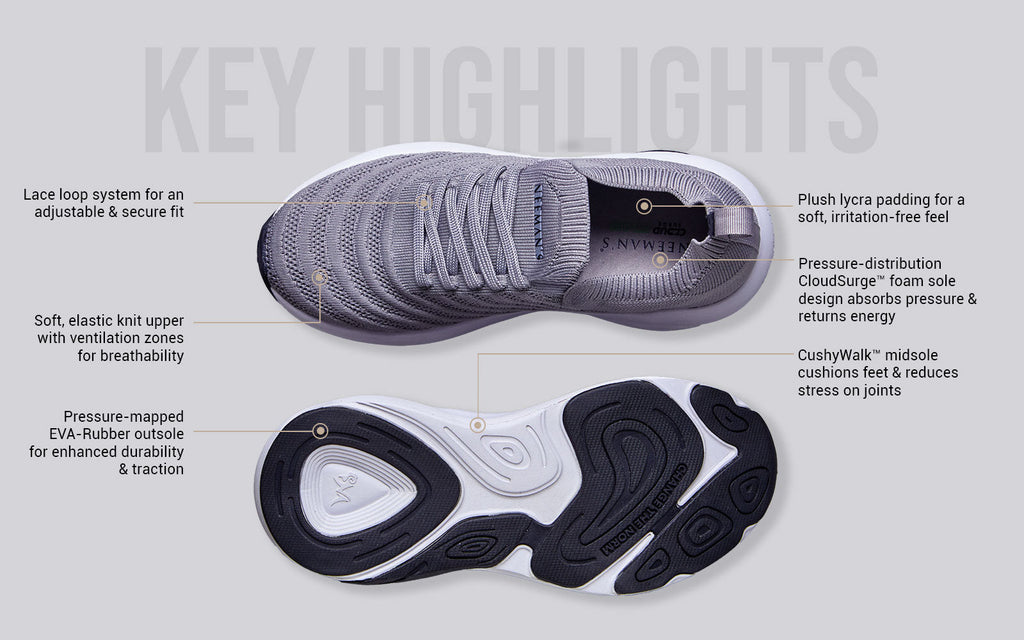 Begin Walk Glide For Men  : Grey