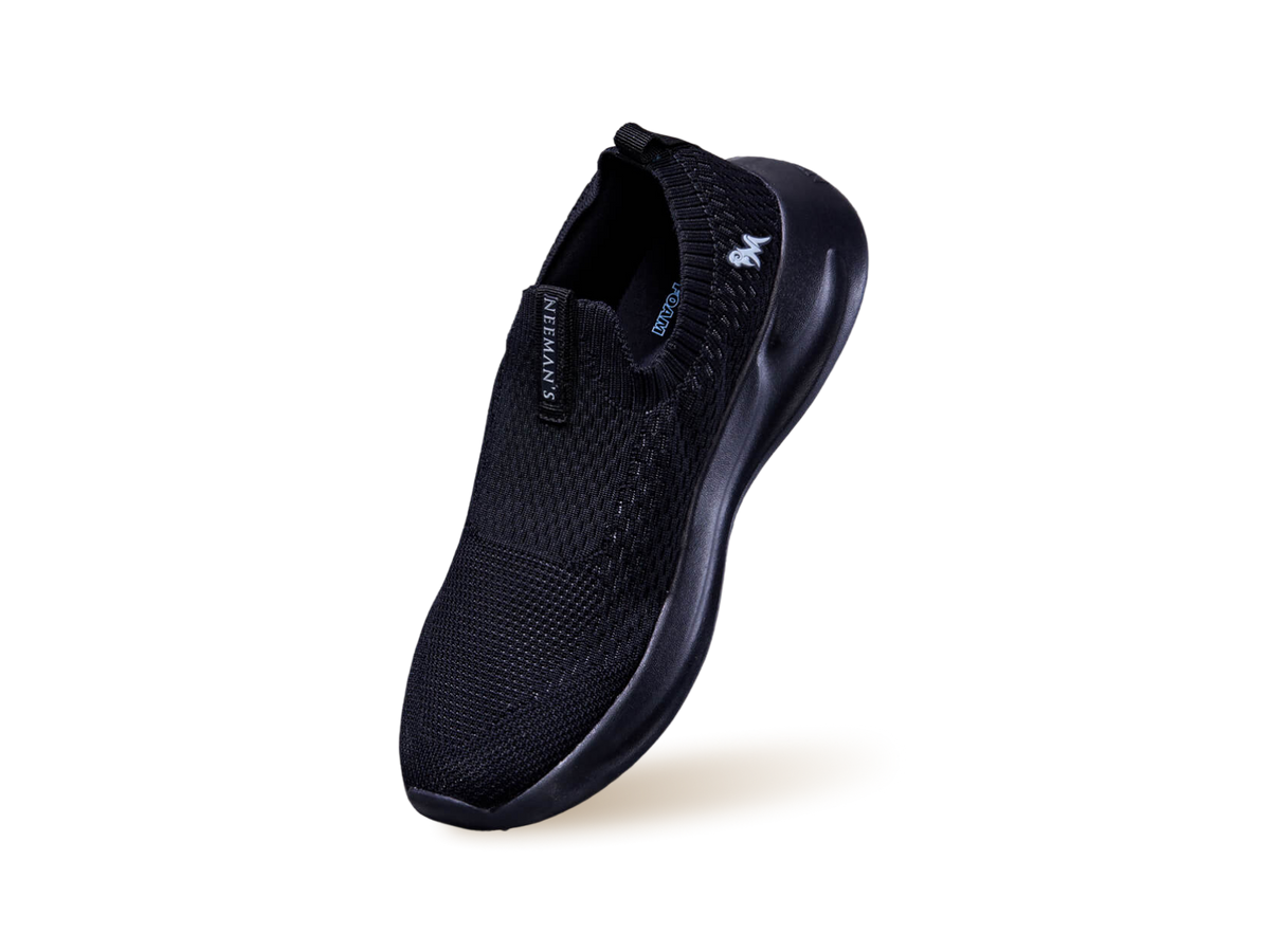 Knit Trainers For Women : Black