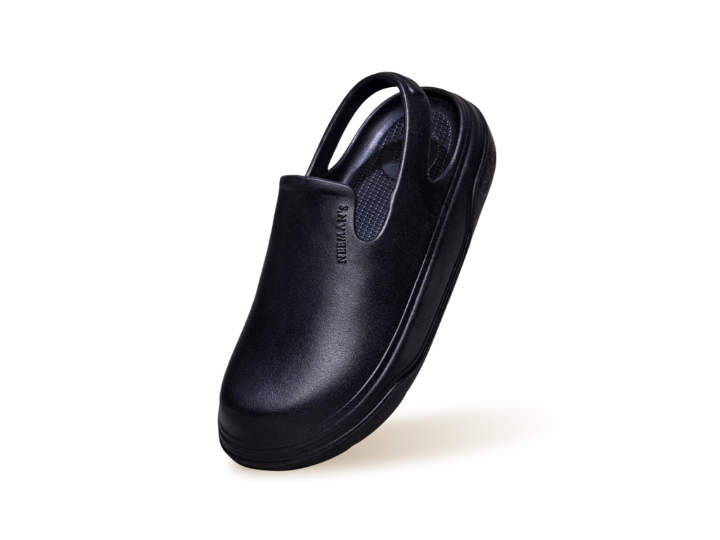 Cushers Clogs For Men : Black