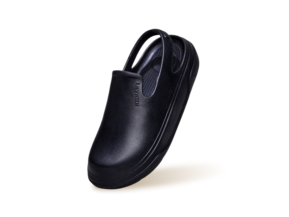 Cushers Clogs For Men : Black