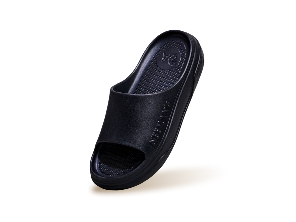 Cushers Slides For Women : Black