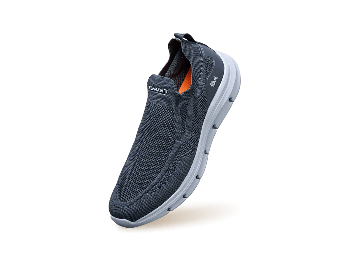 Breathe Ease Slip Ons : Grey