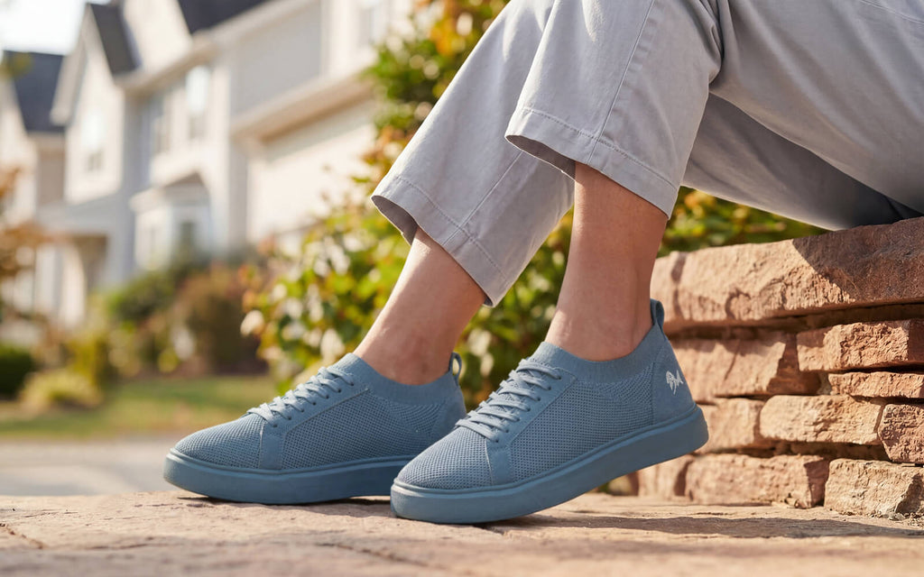 Classic Knit Neutrals For Men : Blue