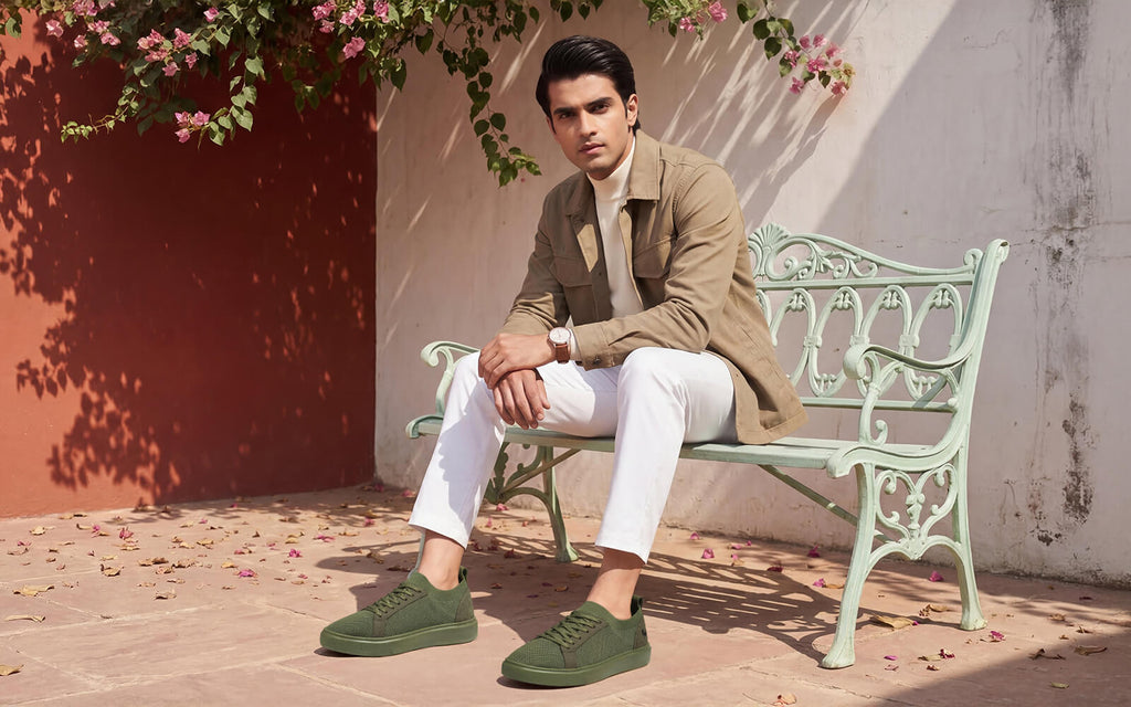 Classic Knit Neutrals For Men : Olive