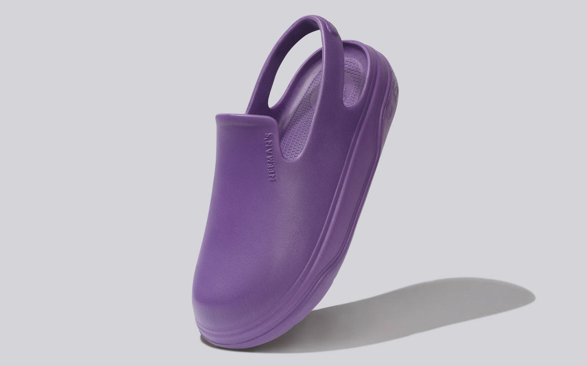 Cushers Clogs For Men : Pansy Purple