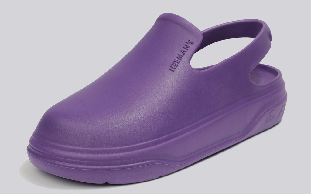 Cushers Clogs For Men : Pansy Purple