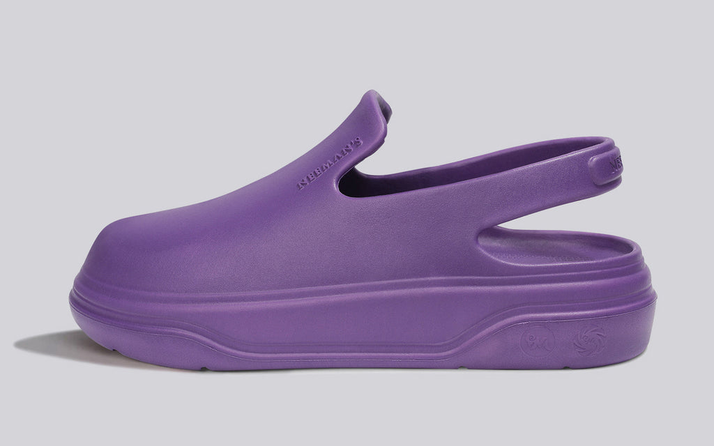 Cushers Clogs For Men : Pansy Purple