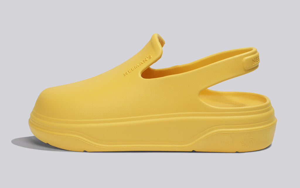Cushers Clogs For Men : Yellow