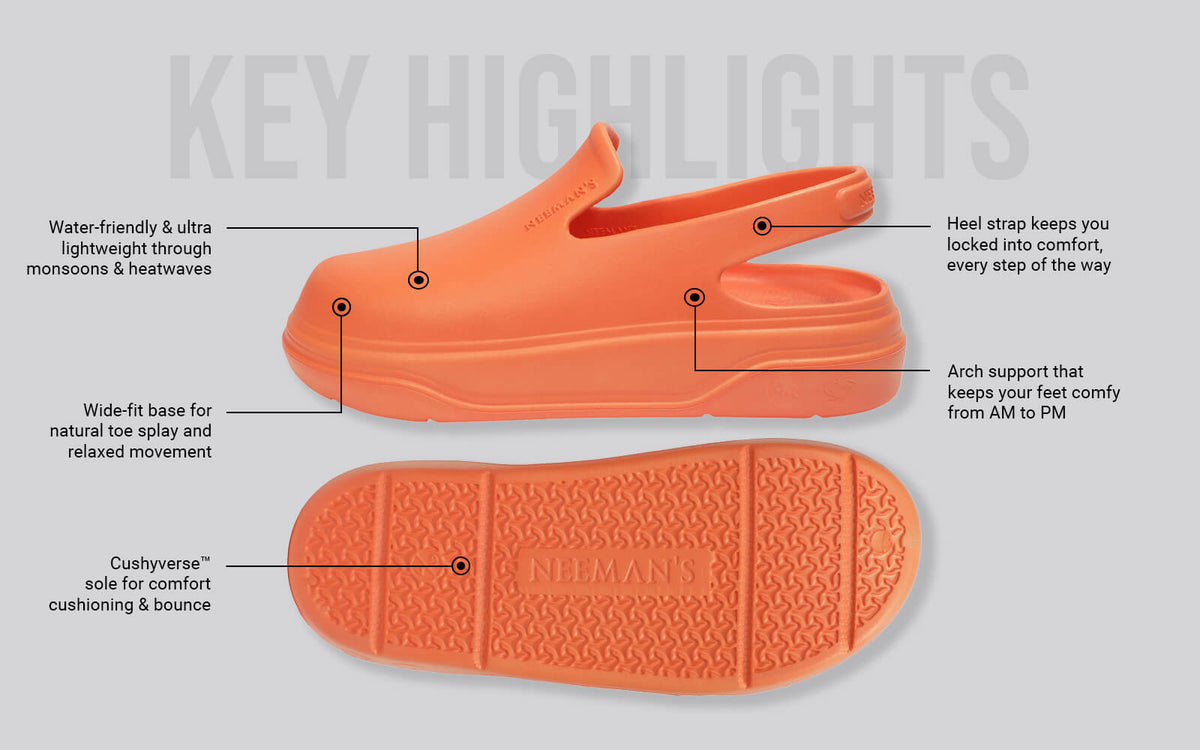 Cushers Clogs For Men : Firecracker