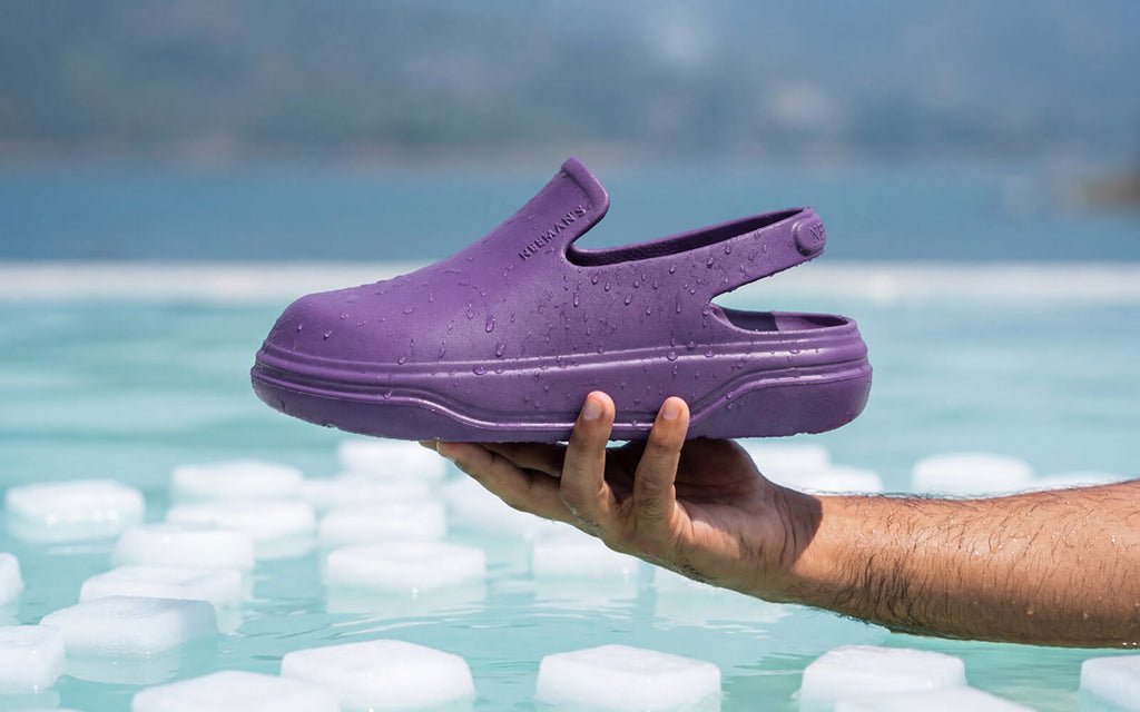 Cushers Clogs For Men : Pansy Purple