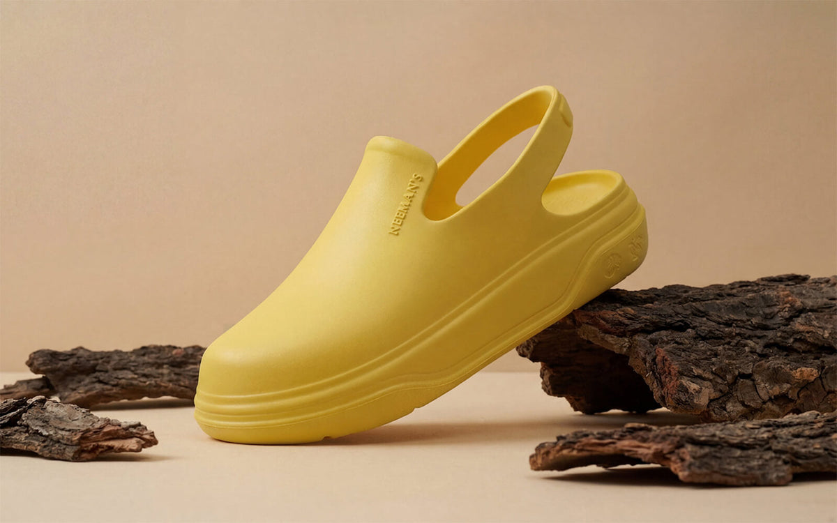 Cushers Clogs For Men : Yellow