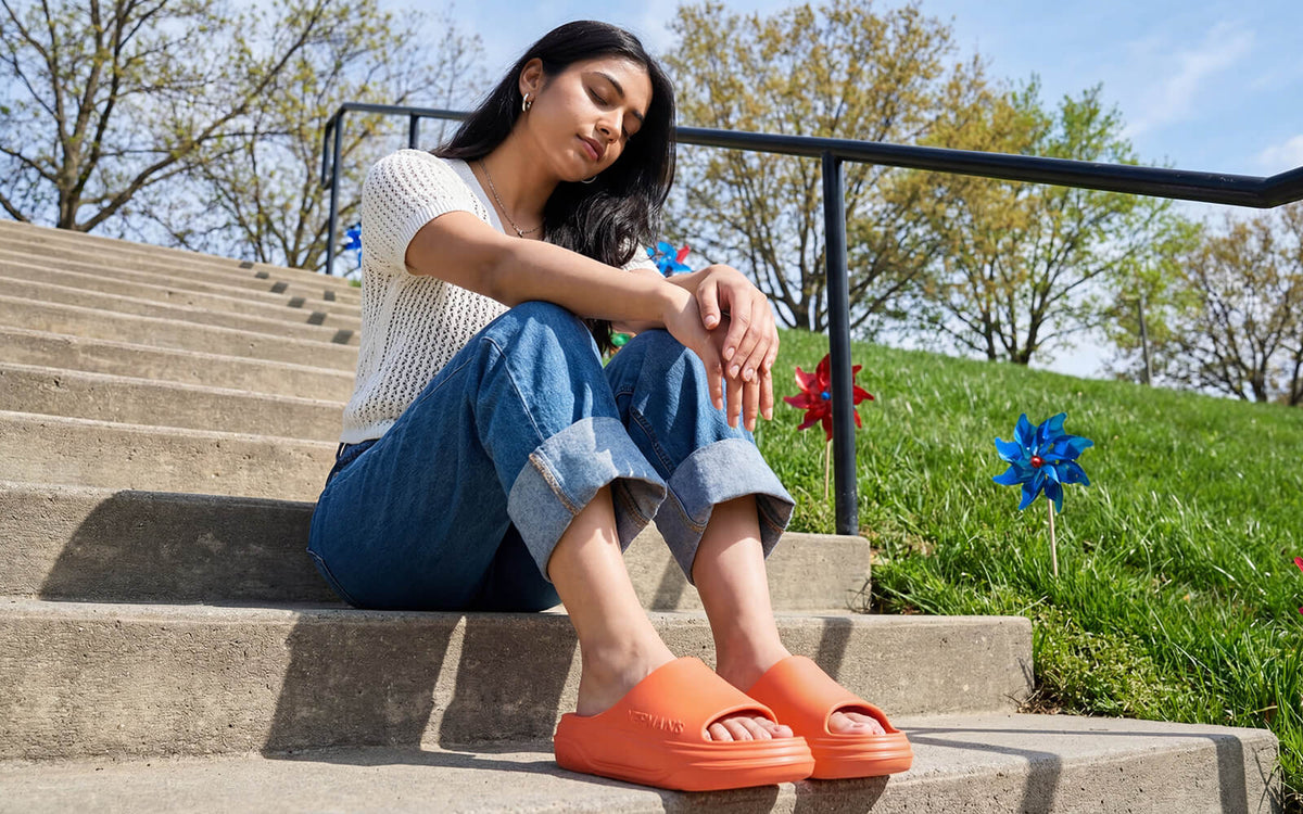 Cushers Slides For Women : Firecracker
