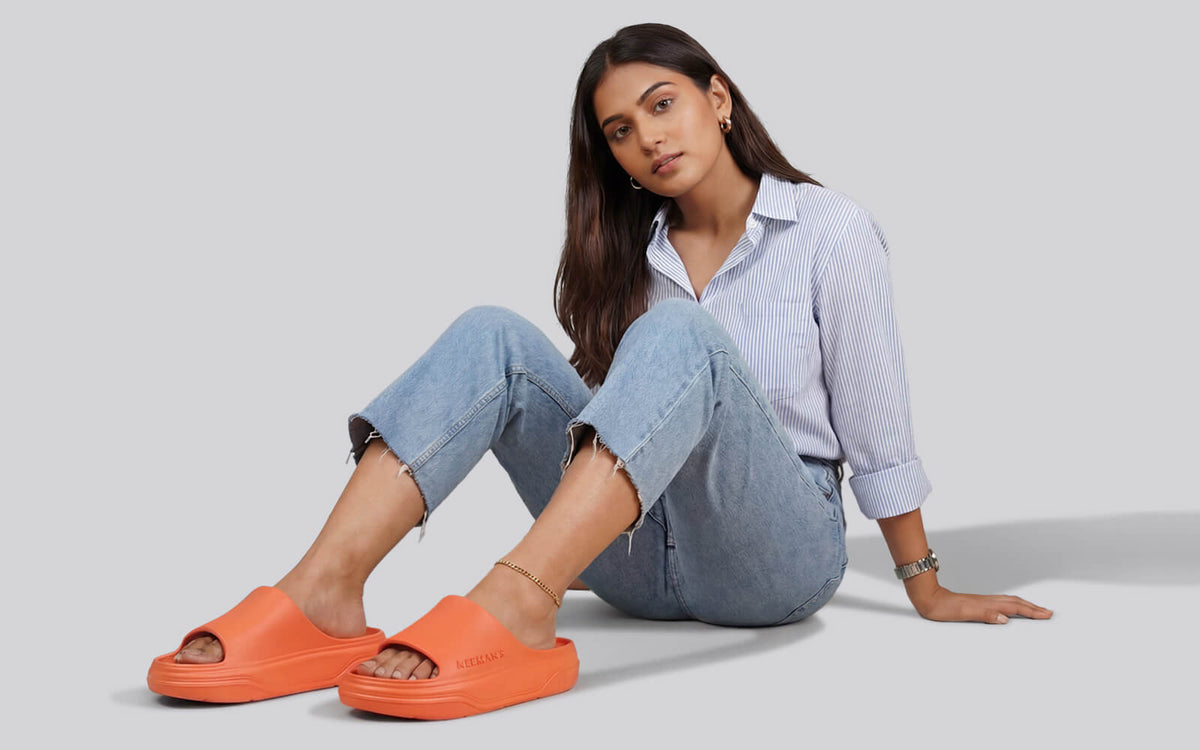 Cushers Slides For Women : Firecracker