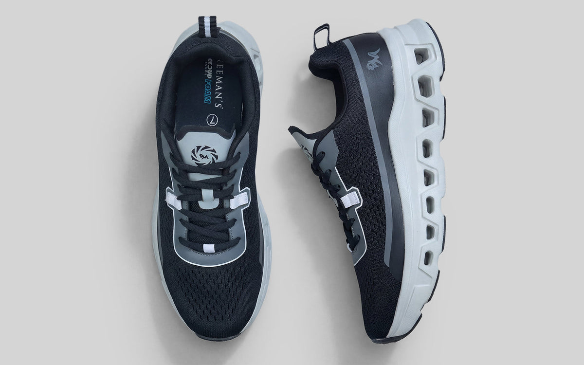 Hexa Glide Sneakers for Men : Black