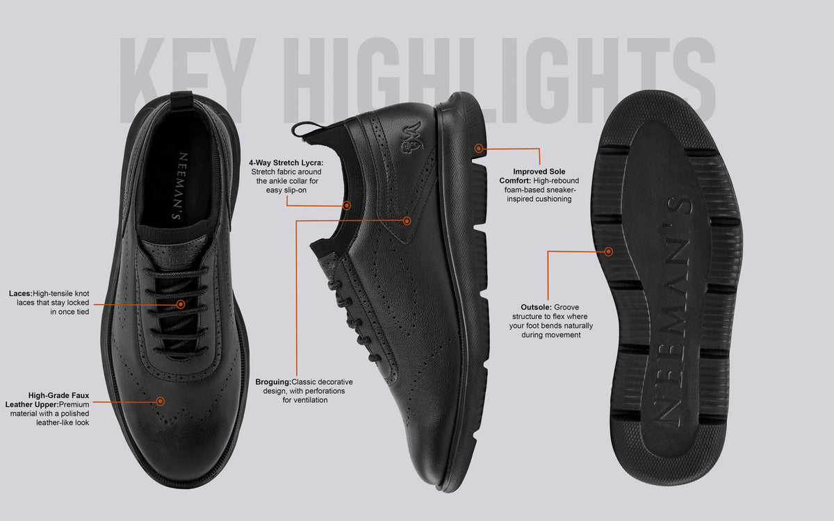 Crossover Brogues 2.0  : Black