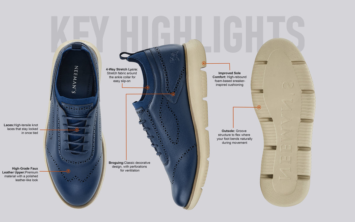 Crossover Brogues 2.0  : Blue