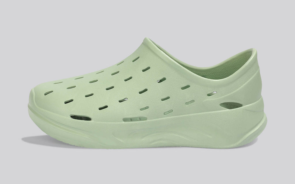 Cushers Rainscape Clogs For Men : Green