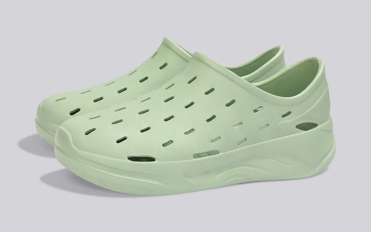 Cushers Rainscape Clogs For Men : Green