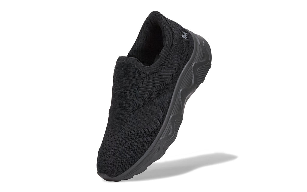 Easy Glide Slip Ons for Men : Black
