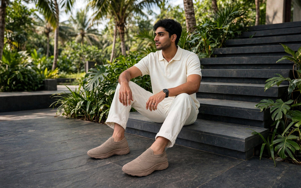 Easy Glide Slip Ons for Men : Goat