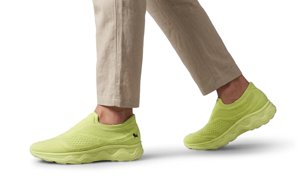 Easy Glide Slip Ons for Men : Lime