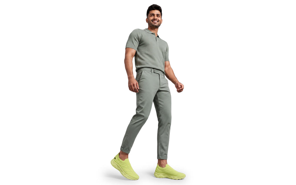 Easy Glide Slip Ons for Men : Lime