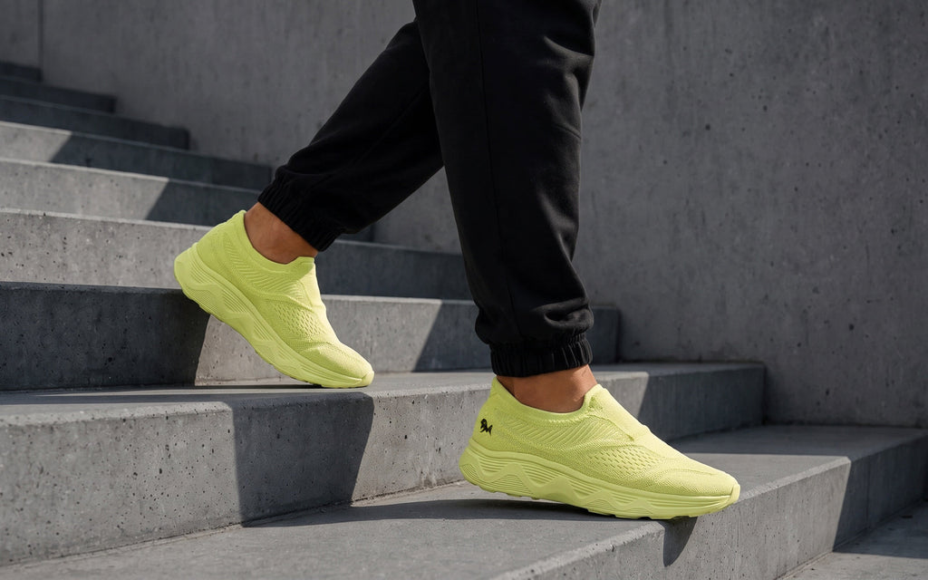 Easy Glide Slip Ons for Men : Lime