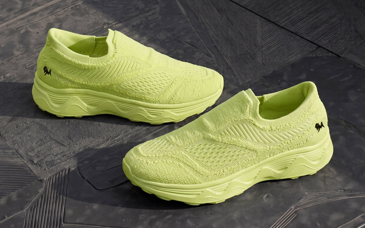 Easy Glide Slip Ons for Men : Lime