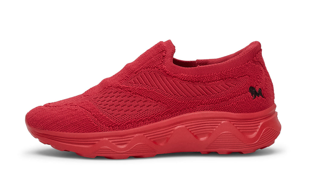 Easy Glide Slip Ons for Men : Red