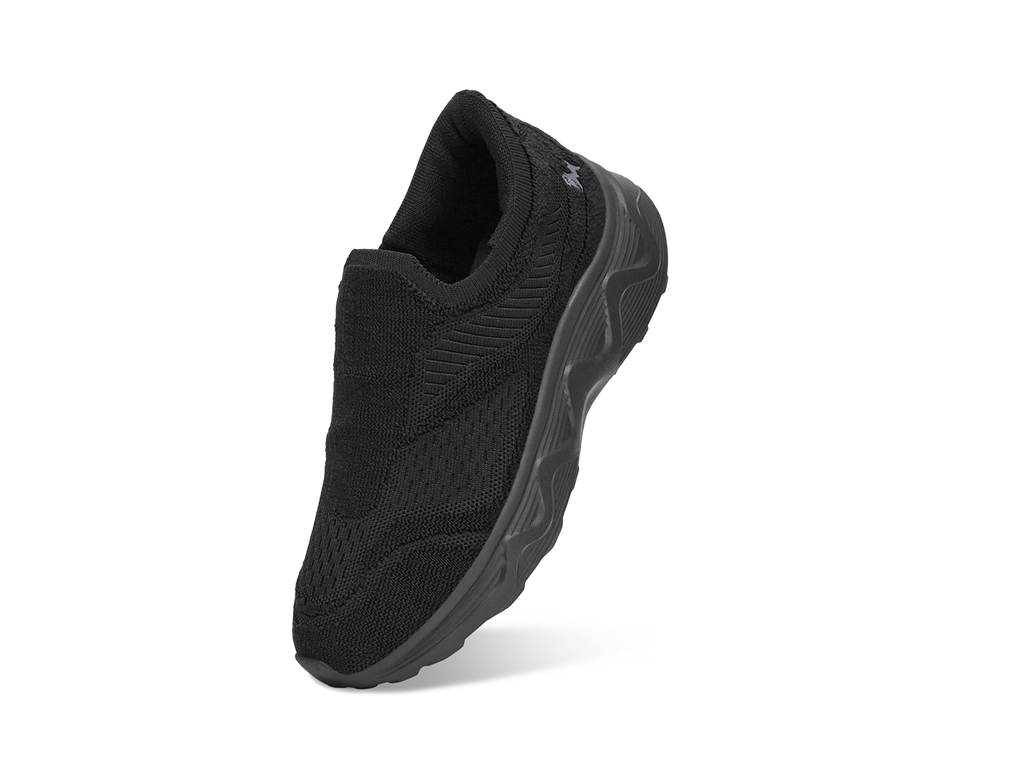 Easy Glide Slip Ons for Men : Black