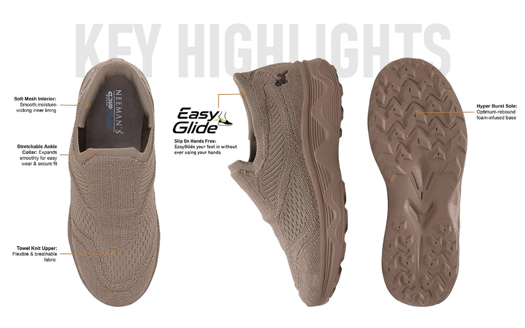 Easy Glide Slip Ons for Men : Goat