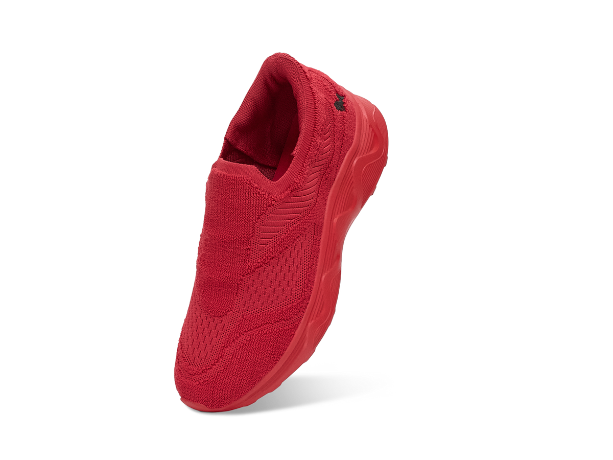Easy Glide Slip Ons for Men : Red